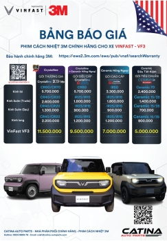 Phim cách nhiệt Vinfast VF3